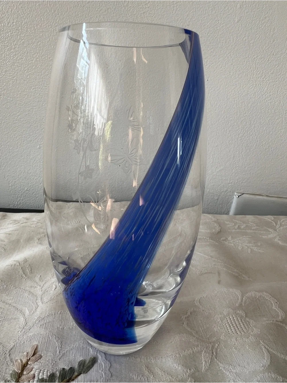 Lenox - Swirls Of Spring Butterfly Vase